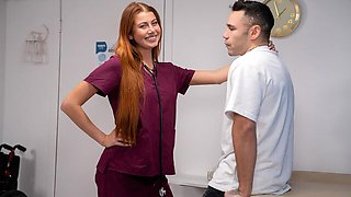 Oral action with dollish Stella Luxx and Tyler Drake from PurgatoryX