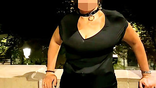 I’m Walking Around Paris in a Micro Skirt with an Anal Plug, Right in Front of the Eiffel Tower