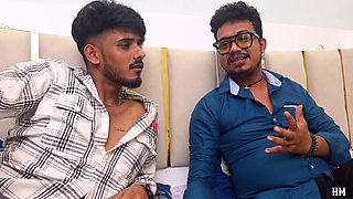 Indian Asian Desi Two Friends Having Fun Love Making Sex Fucking with Teengirl Bigboobs Dhoodhwali Bhabhi Hardcore Video
