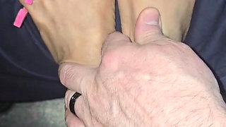 Melove Long Toes are Getting a Pedicure from Daddy