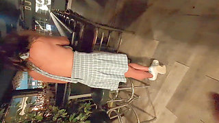 Cheating MILF Flashes Ass and Pussy at Bar, Then Back to Hotel Room for One Night Stand Rough Sex
