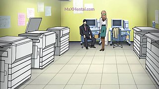Boss Fucks his New Slutty Secretary On Her First Day(Hentai)