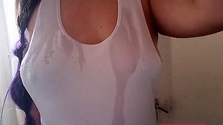 Wet T-Shirt What Would You Do to My Big Boobs?