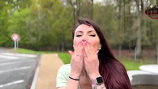 Lia Spicy - Public Sex On The Car