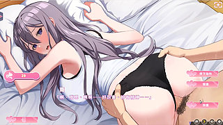Hentai Game - Happiness Double Room - Elegant Silver Milf Rocks Cowgirl, Moans Hard Doggystyle - Free Mode