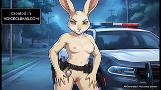 Officer June's Teasing Traffic Stop - Furry Hentai JOI POV