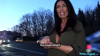 Tanned bombshell thrilling sex clip