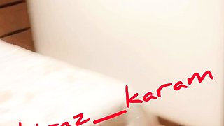 Brunette Tranny jerking in hard dick in solo Webcam