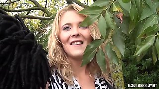 French Blonde Hard Sex Act With African Bbc