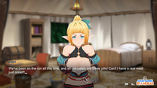 Flee, My Elven Ninja! 3D Gameplay Part 2 - Lizet's Training and Exploration Begins