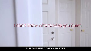 Sislovesme - hot little sis sucks my penis