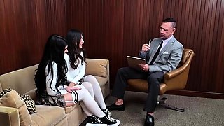 Coed Duo with a Sex Toy Fetish Gets Big Cock on Therapy