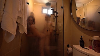 My Roommate Comes Into the Bathroom and Fucks Me