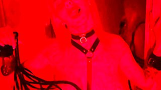 Blonde Babe's BDSM Solo Squirt Show