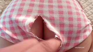 HER BUTTHOLE IS TO TIGHT FOR MY DICK. TRIED IT WITH KILO OF LUBE