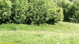 Cintia Silver Gets a Rough Outdoor Anal Fuck