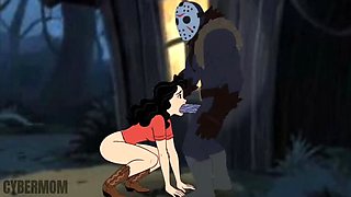 Friday the 13th Porn Parody: Busty 3D Cartoon Fuck at Camp Crystal Lake