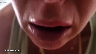 Stepsister Shares Hotel Bed With Me - Horny Blonde Riding Creampie POV
