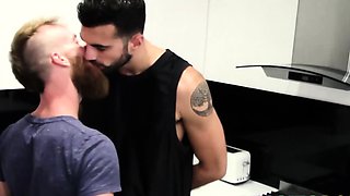 Bearded Gay Australians Eli T And Tyla Intense Barebacking