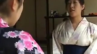 Japan girl punish by her mum