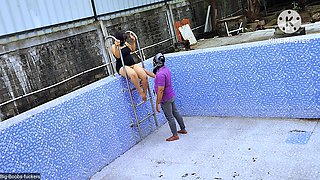 Desi Couple Secret Sex at Swimming Pool Indian Porn