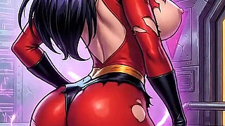 Big Breast Tight Bald Ass Pussy Ms. Incredible Cock Teasing and Gets Creampied
