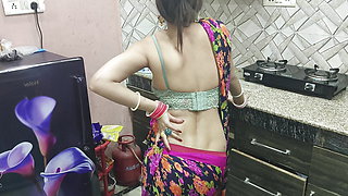 New year 2024 xxx best porn video with Dirty Talk in hindi roleplay saarabhabhi6 hot and sexy get horny in kitchen
