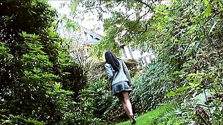 Skinny Runaway College Girl tricked to Rough Anal MMF 3Some