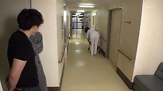 B3E2204- Busty Mature Nurse in Skinny Pants Fucked in the Elevator