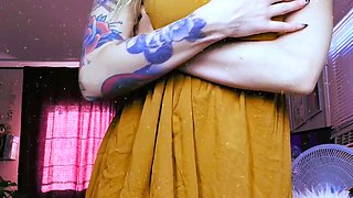 Amateur pantyhouse webcam teen strips and strokes her vagina