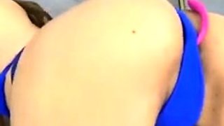 Sexy hottie Anetta Keys enjoys a solo toy masturbation