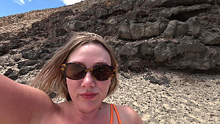 Naked Goddess on the Beach -aTease and Temptation