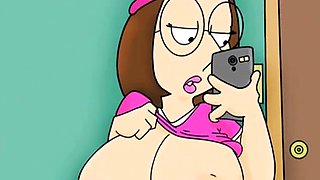 Big tits and titjob of famous toons