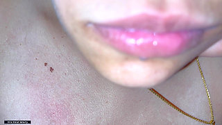 Horny Indian Aunty Gives Husband’s Friend a Handjob - Cock Worship - Saliva Dripping Tongue Tease