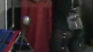Humiliating hanging out whipping