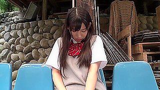 568drpt-040a Noshon Female Student Chained Spread Leg R