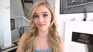 Blonde Teen Stepsis Makes A Deal With Brother
