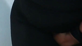 Desperate for Pee Pissing in a Jar