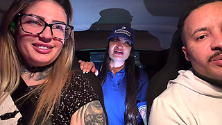 Frenstista Accepted to Give Her Pussy and Got Into the Car When She Took off Her Blouse We Were Surprised and When She Put Her T