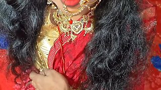 Newly Married Desi Bhabhi Blowjob & Doggy Style in Bedroom - Hindi Dirty Talk with Lalita Singh