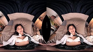 Alluring Japanese vixen indulges in sensual POV adventures with fiery passion