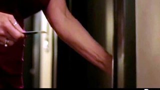 Slutty blonde whores in stockings hardcore fuck