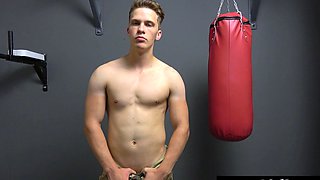 Gym Stud Handjob After Workout
