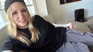 Tomboy Best Friend Fucks Me To Prove She's Not Lesbian - POV Creampie With Abbie Sykes