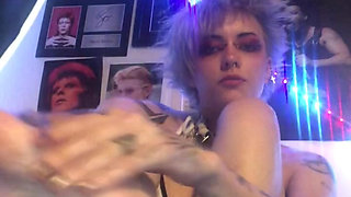 Foot Worship Fetish Goth Girl Big Feet Mistress Domination