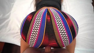 Big Ass Teen Gets Creampie Doggystyle in Tight Leggings