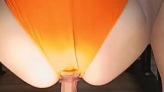 Squirting on a Dildo