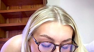 Madison Skyy Blows And Masturbates Using A Torso Dildo