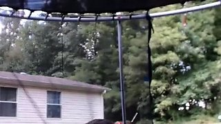 Bearded Daddy Plays Naked by the Pool
