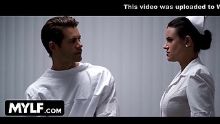 Free Premium Video Perfect Assed Busty Nurse Ratched Gives Her Patient Passionate Blowjob - Movie Parody